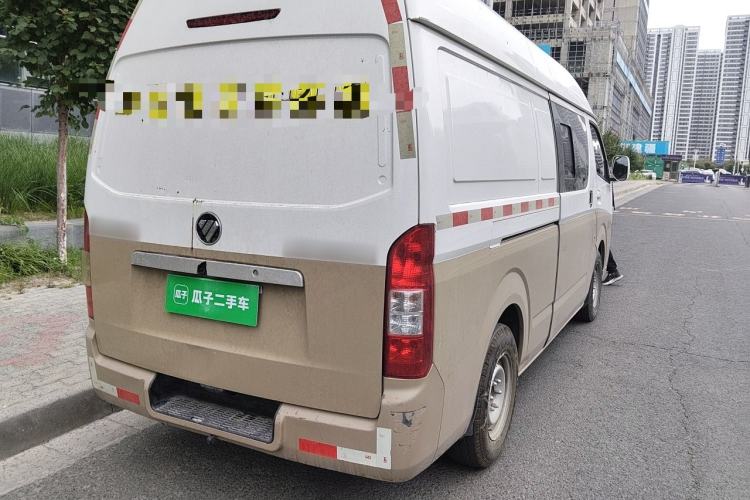 Used Foton Scenic G7 2021 2.0T Diesel Commercial Version Long Wheelbase High Roof 5-Seater Van D20TCIF1 Rear Right 45 Deg