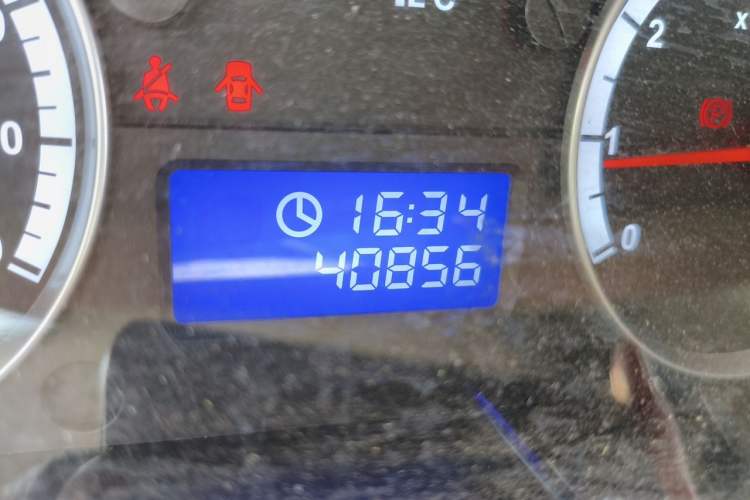 Used Foton Scenic G7 2022 2.4L Gasoline Commercial Version Long Wheelbase High-Roof Van 2 Seats 4K22D4M Odometer Close Up