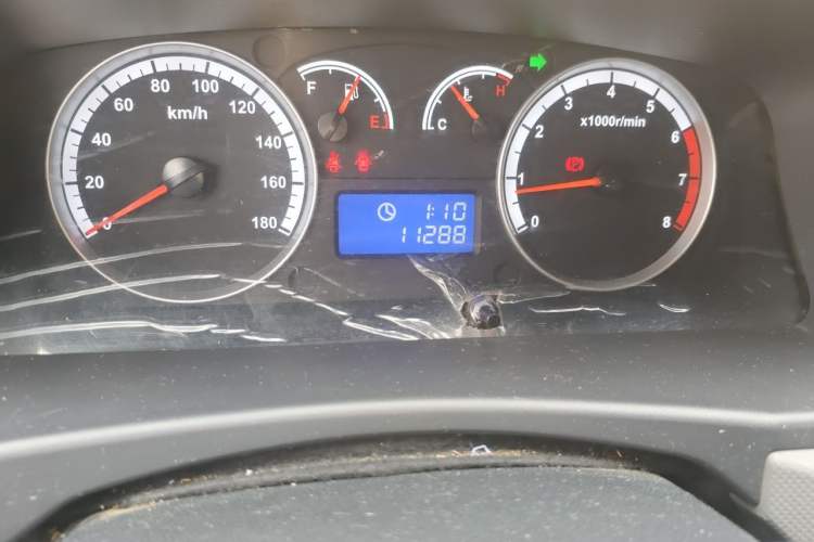 Used Foton Scenic G7 2022 2.4L Gasoline Commercial Version Short Wheelbase High-Roof Van 2 Seats Model 4K22D4M Odometer Close Up