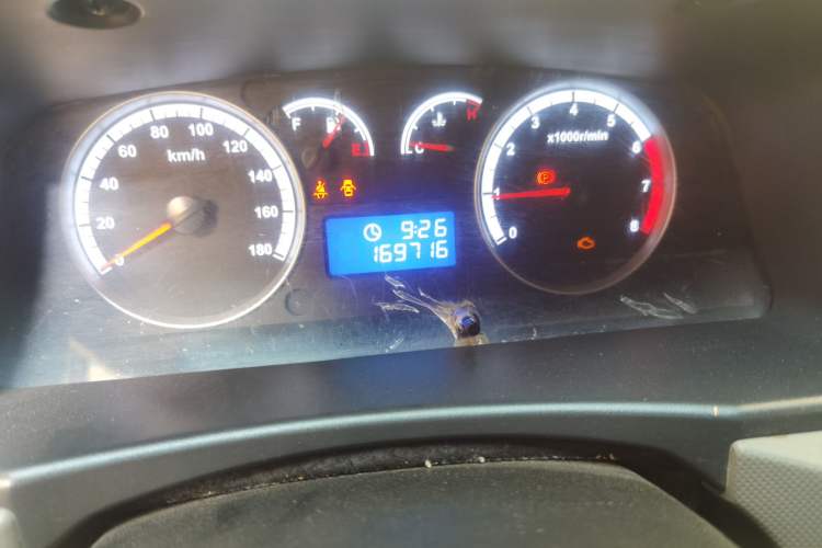 Used Foton Scenic G7 2022 2.4L Gasoline Commercial Version Long Wheelbase High-Roof Van 2 Seats 4K22D4M Odometer Close Up