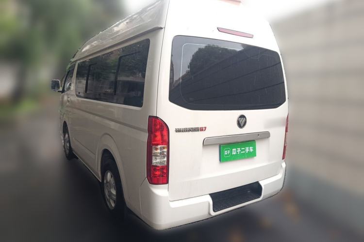 Used Foton Scenic G7 2022 2.4L Gasoline Commercial Version Short Wheelbase High Roof Clear Window 6-Seater – 4K22D4M Rear Left 45 Deg
