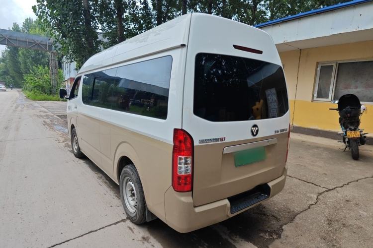 Used Foton Scenic G7 2022 2.4L Gasoline Commercial Version Long Wheelbase High Roof Clear Window 6 Seats 4K22D4M Rear Left 45 Deg