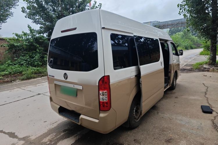 Used Foton Scenic G7 2022 2.4L Gasoline Commercial Version Long Wheelbase High Roof Clear Window 6 Seats 4K22D4M Rear Right 45 Deg