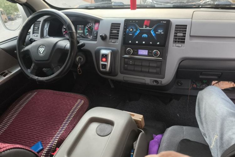 Used Foton Scenic G7 New Energy 2022 Van Long Wheelbase Low Roof 2 Seats with CATL 50.23 kWh Battery Center Console