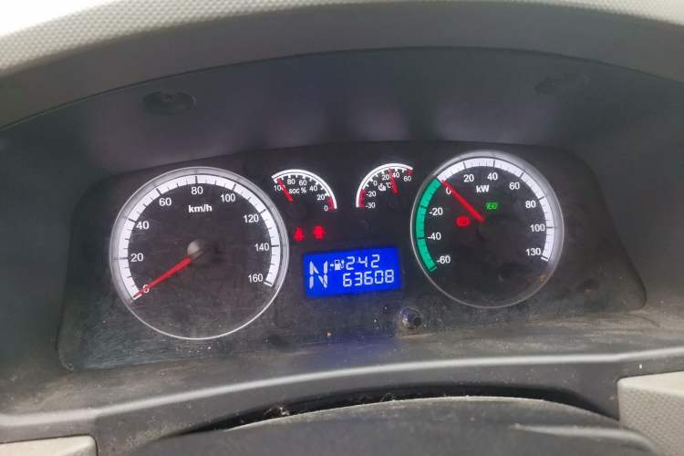 Used Foton Scenic G7 New Energy 2022 Van Long Wheelbase Low Roof 2 Seats with CATL 50.23 kWh Battery Instrument Cluster