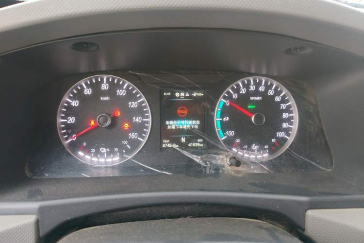Used Foton Scenic G7 New Energy 2022 Van Long Wheelbase High Roof 2 Seats CATL 50.23 kWh Instrument Cluster