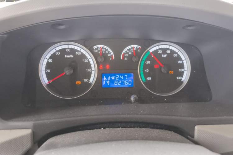 Used Foton Scenic G7 New Energy 2022 Van Long Wheelbase High Roof 2 Seats CATL 50.23 kWh Instrument Cluster