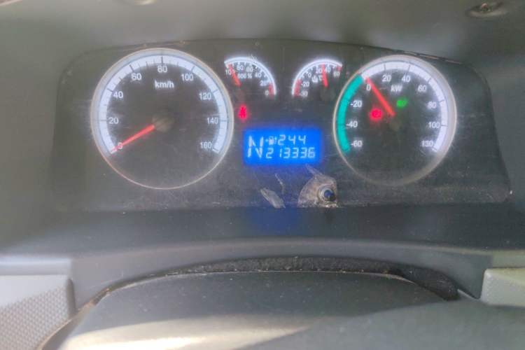Used Foton Scenic G7 New Energy 2022 Van Long Wheelbase High Roof 2 Seats CATL 50.23 kWh Odometer Close Up