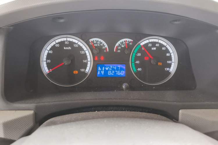 Used Foton Scenic G7 New Energy 2022 Van Long Wheelbase High Roof 2 Seats CATL 50.23 kWh Odometer Close Up