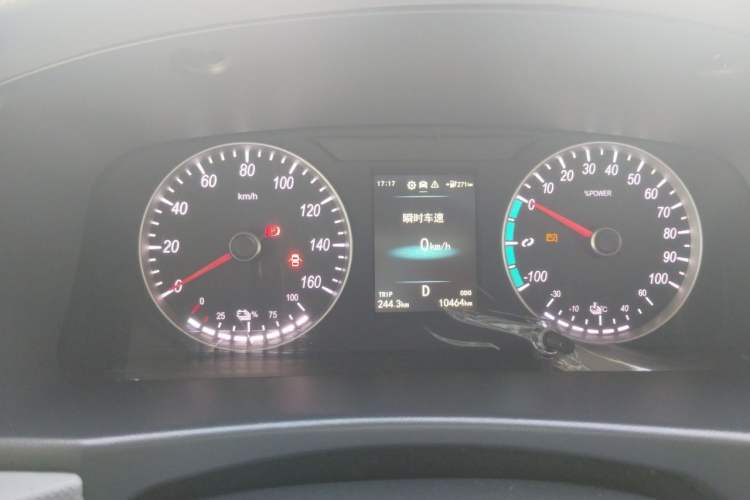 Used Foton Scenic G7 New Energy 2024 Box-Type Van Long Wheelbase High Roof 2 Seats CATL 50.23 kWh Instrument Cluster