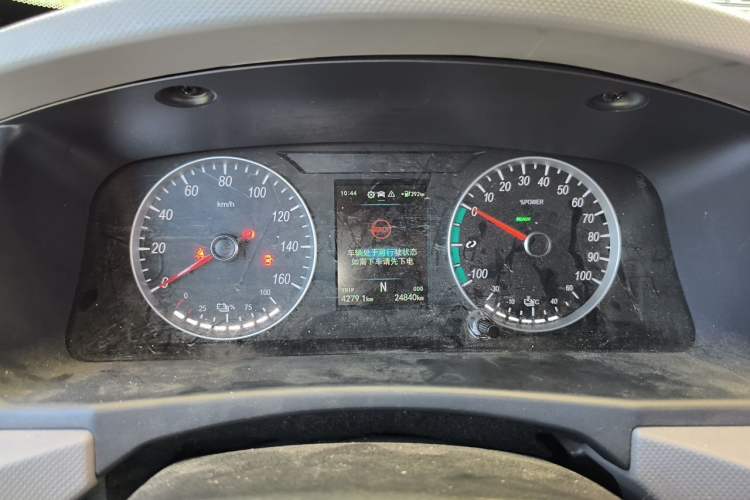 Used Foton Scenic G7 New Energy 2024 Box-Type Van Long Wheelbase High Roof 2 Seats CATL 53.58 kWh Instrument Cluster