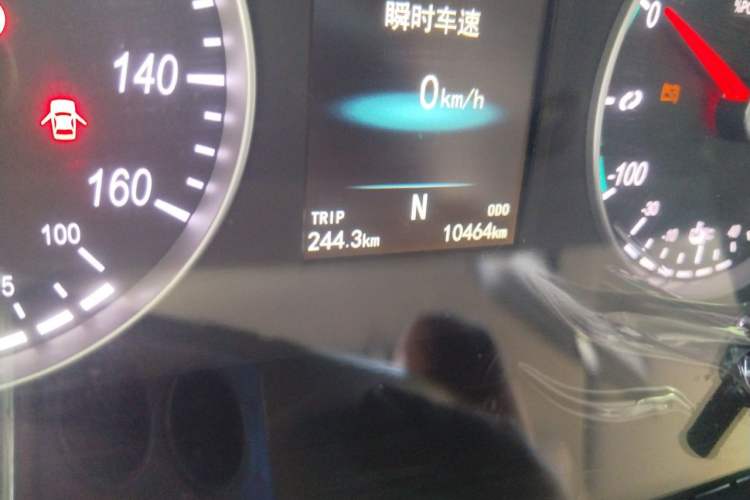 Used Foton Scenic G7 New Energy 2024 Box-Type Van Long Wheelbase High Roof 2 Seats CATL 50.23 kWh Odometer Close Up