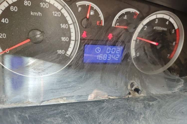 Used Foton Scenic G9 2016 2.4L Commercial Version Long Wheelbase 4G69 Odometer Close Up