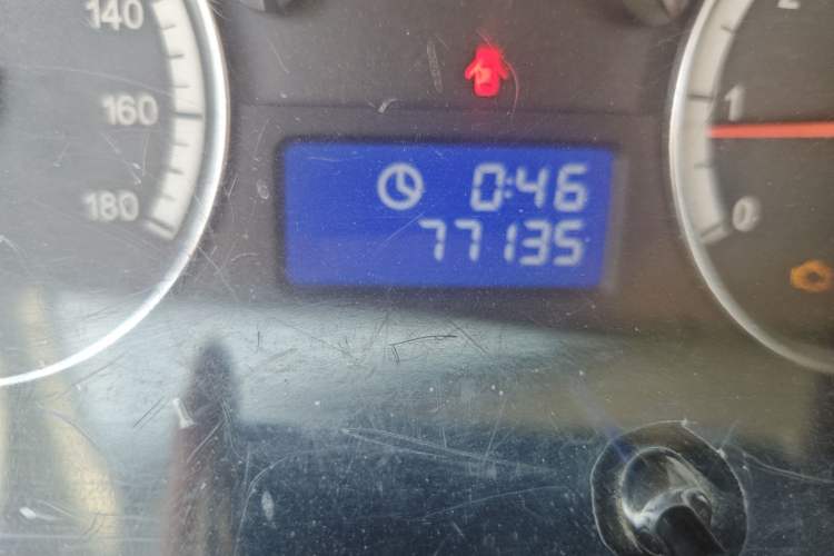 Used Foton Scenic G9 2016 2.4L Commercial Version Long Wheelbase 4G69 Odometer Close Up