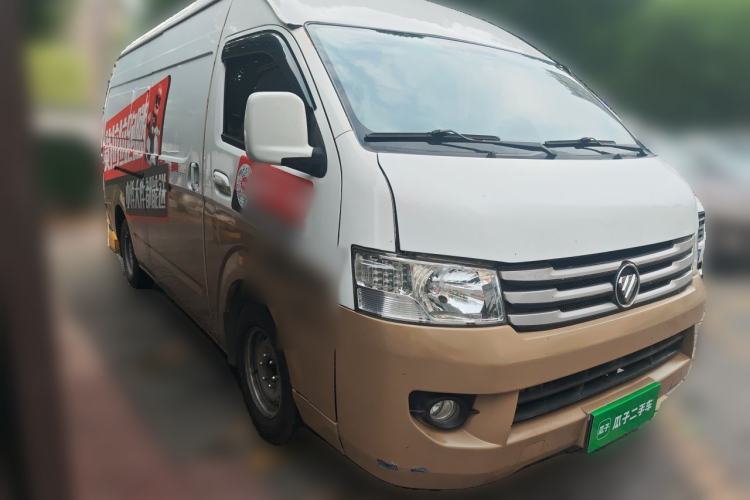 Used Foton Scenic G9 2017 2.4L Gasoline Cargo Van Commercial Version Long Wheelbase Model 4G69 Front Right 45 Deg