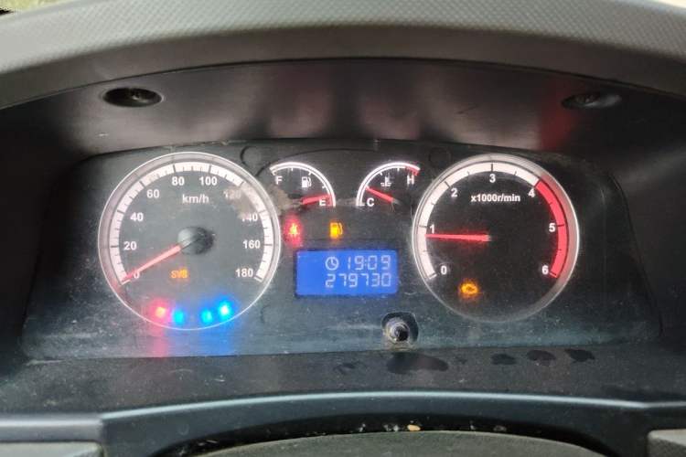 Used Foton Scenic G9 2017 2.8T Diesel Cargo Van Commercial Version Long Wheelbase 4JB1T Instrument Cluster