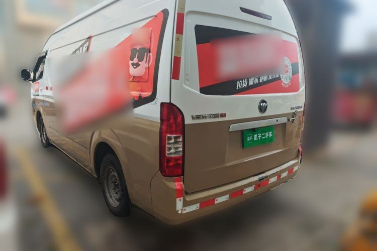 Used Foton Scenic G9 2017 2.4L Gasoline Cargo Van Commercial Version Long Wheelbase Model 4G69 Rear Left 45 Deg