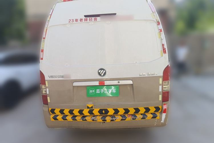 Used Foton Scenic G9 2017 2.4L Gasoline Cargo Van Commercial Version Long Wheelbase Model 4G69 Rear