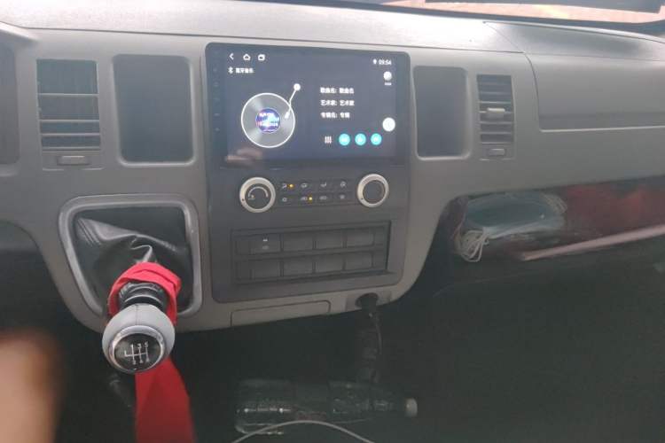 Used Foton Scenic G9 2017 2.8T Diesel Commercial Version Long Wheelbase 6-Seater 4JB1T Audio And AC Panel