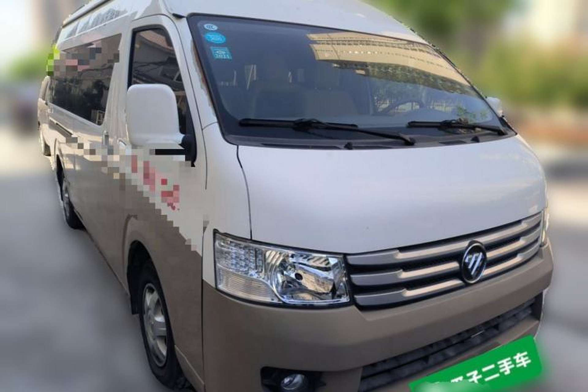 Used Foton Scenic G9 2019 2.4L Commercial Version Long Wheelbase High-Roof 9-Seater Multi-Purpose Passenger Vehicle 4G69S4M Front Right 45 Deg