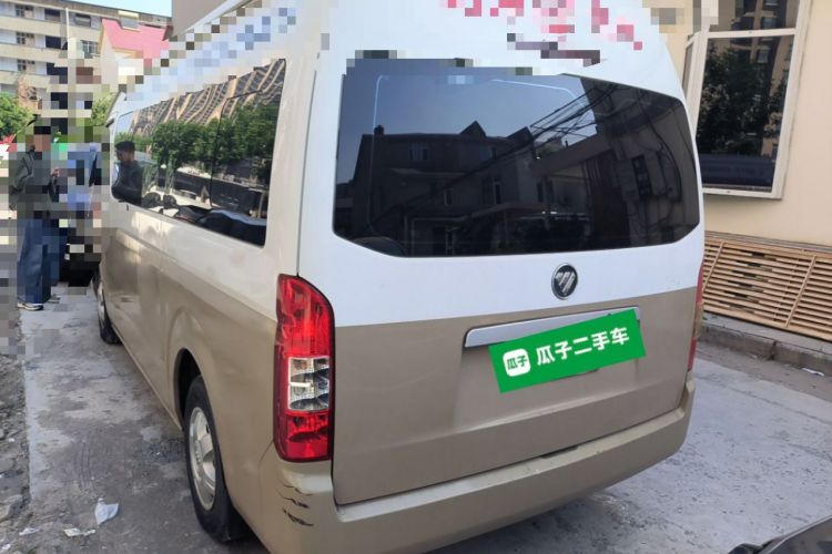 Used Foton Scenic G9 2019 2.4L Commercial Version Long Wheelbase High-Roof 9-Seater Multi-Purpose Passenger Vehicle 4G69S4M Rear Left 45 Deg