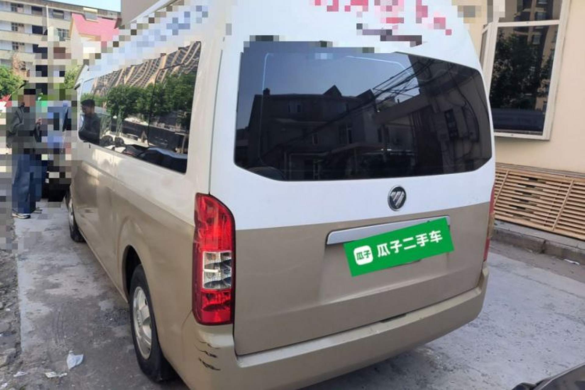 Used Foton Scenic G9 2019 2.4L Commercial Version Long Wheelbase High-Roof 9-Seater Multi-Purpose Passenger Vehicle 4G69S4M Rear Left 45 Deg
