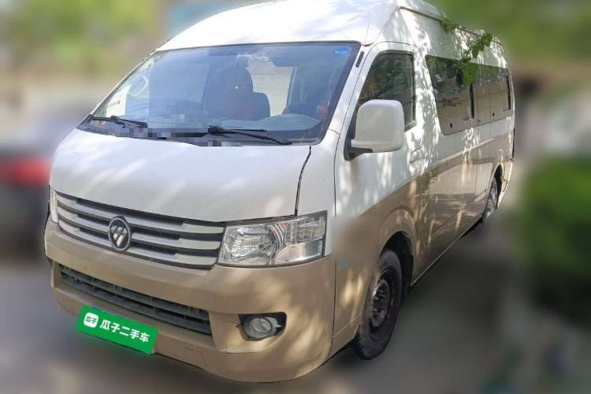 Used Foton Scenic G9 2020 2.4L Commercial Version Long Wheelbase High-Roof 9-Seater Business Vehicle China VI Emission Standard Model 4K22D4M Front Left 45 Deg