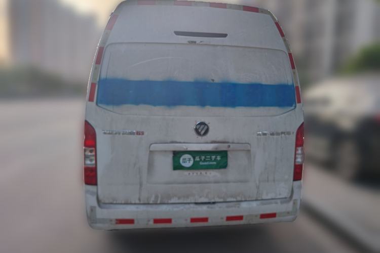 Used Foton Scenic G9 2020 2.8T Diesel Commercial Version Long Wheelbase High Roof 2-Seater Van 4J28TC3 Rear