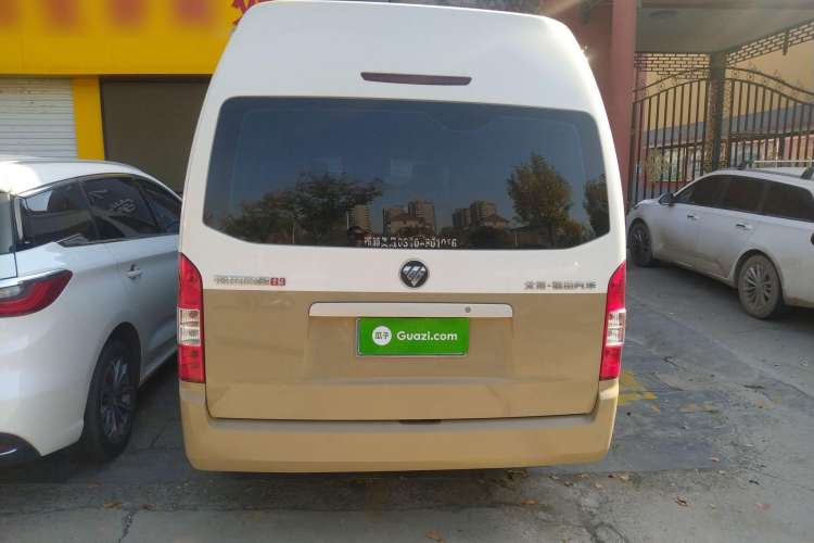 Used Foton Scenic G9 2020 2.4L Commercial Version Long Wheelbase High-Roof 9-Seater Business Vehicle China VI Emission Standard Model 4K22D4M Rear