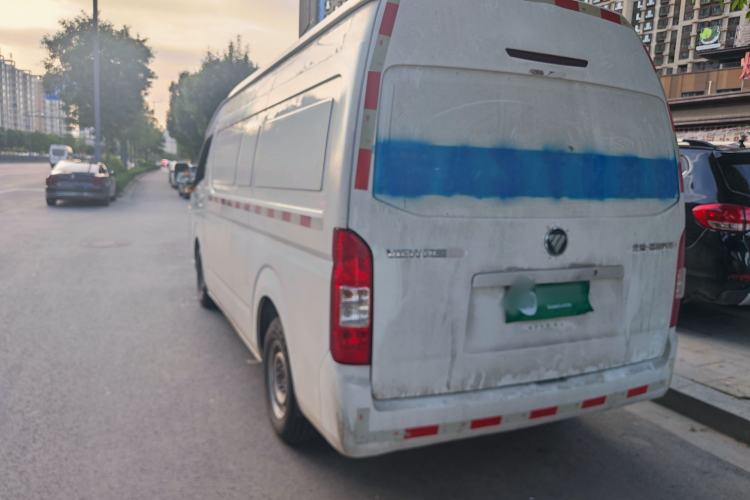 Used Foton Scenic G9 2020 2.8T Diesel Commercial Version Long Wheelbase High Roof 2-Seater Van 4J28TC3 Rear Left 45 Deg