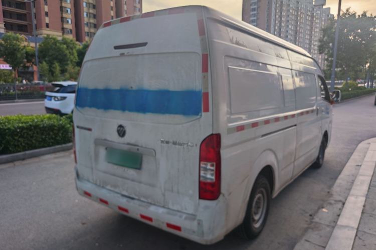 Used Foton Scenic G9 2020 2.8T Diesel Commercial Version Long Wheelbase High Roof 2-Seater Van 4J28TC3 Rear Right 45 Deg