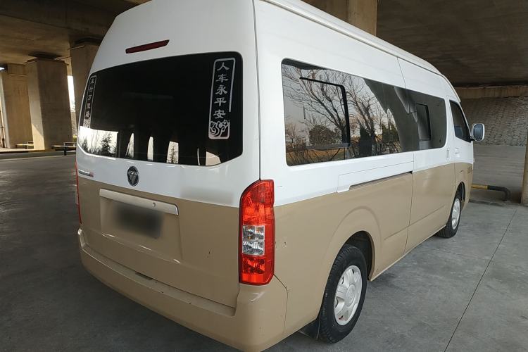 Used Foton Scenic G9 2021 2.4L Gasoline Commercial Version Long Wheelbase High Roof 9-Seater with Clear Window 4K22D4M Rear Right 45 Deg