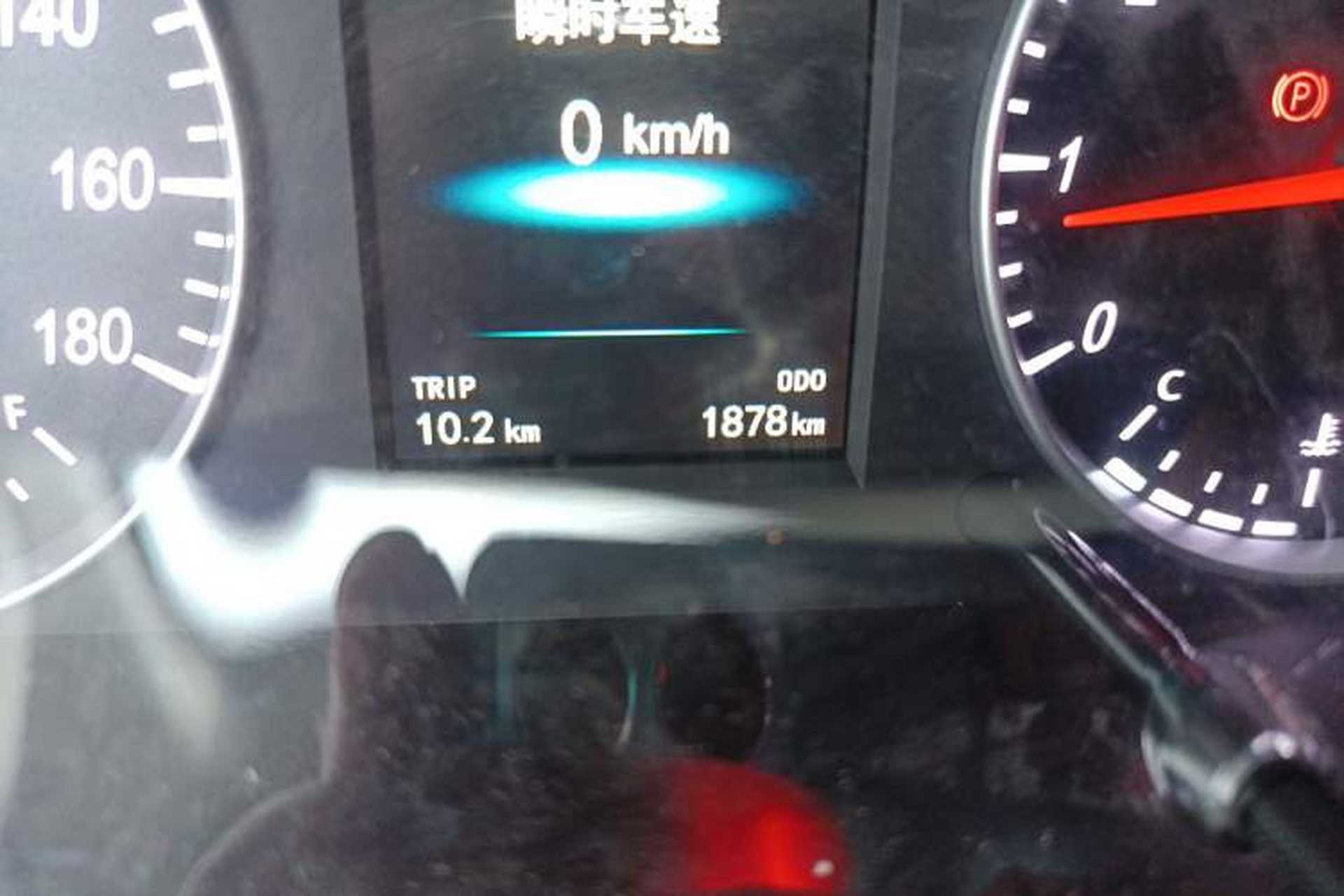 Used Foton Scenic G9 2024 2.4L Gasoline Commercial Version Long Wheelbase High Roof 2-Seater Van – 4K22D4M Odometer Close Up