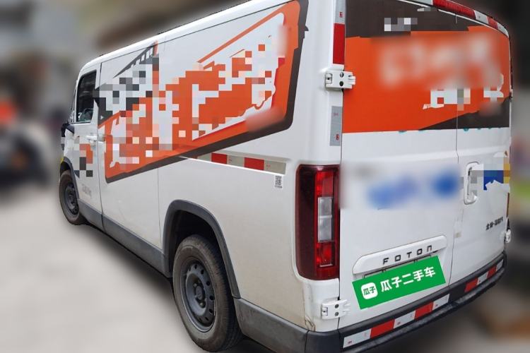 Used Foton Scenic i7 2025 Model—Professional Logistics Short-axle Front-wheel-drive, CATL 43.53 kWh, Zhiyuan Edition, Flat Roof, Single Tire, 2 Seats Rear Left 45 Deg