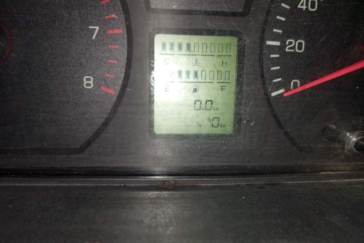 Used Foton Scenic V5 2017 1.2L Van Base Model 4W12M1 Odometer Close Up