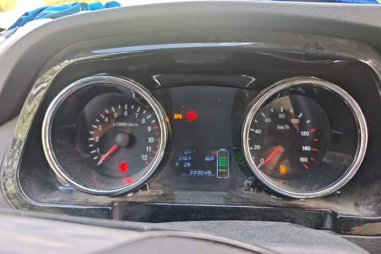 Used Foton Skyworth EV6 2023 Fast and Slow Charging Version Instrument Cluster