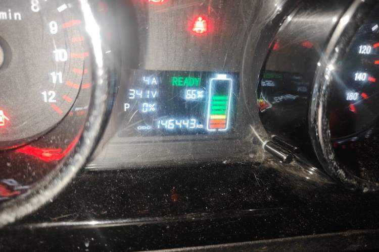 Used Foton Skyworth EV6 2023 Fast and Slow Charging Version Odometer Close Up