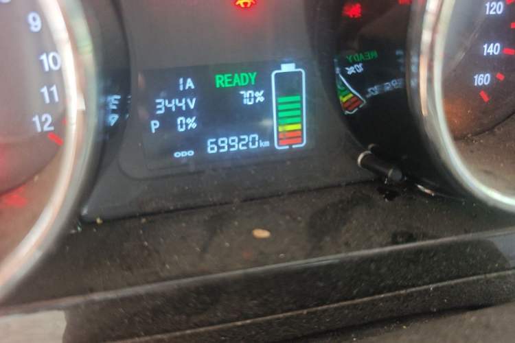 Used Foton Skyworth EV6 2023 Fast and Slow Charging Version Odometer Close Up