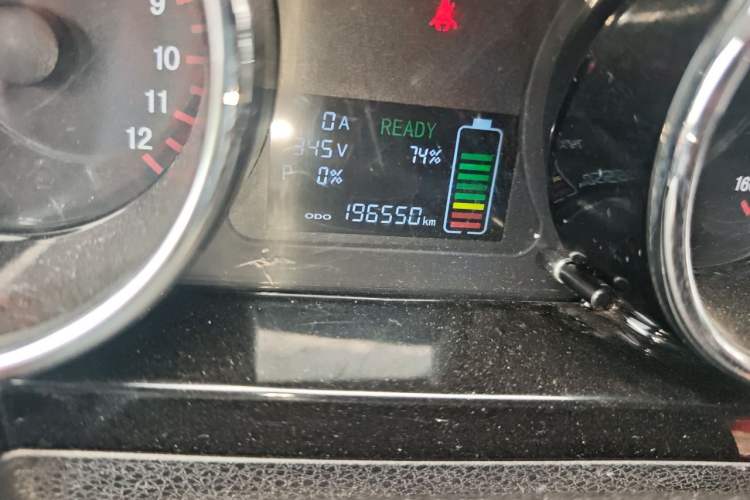 Used Foton Skyworth EV6 2023 Fast and Slow Charging Version Odometer Close Up