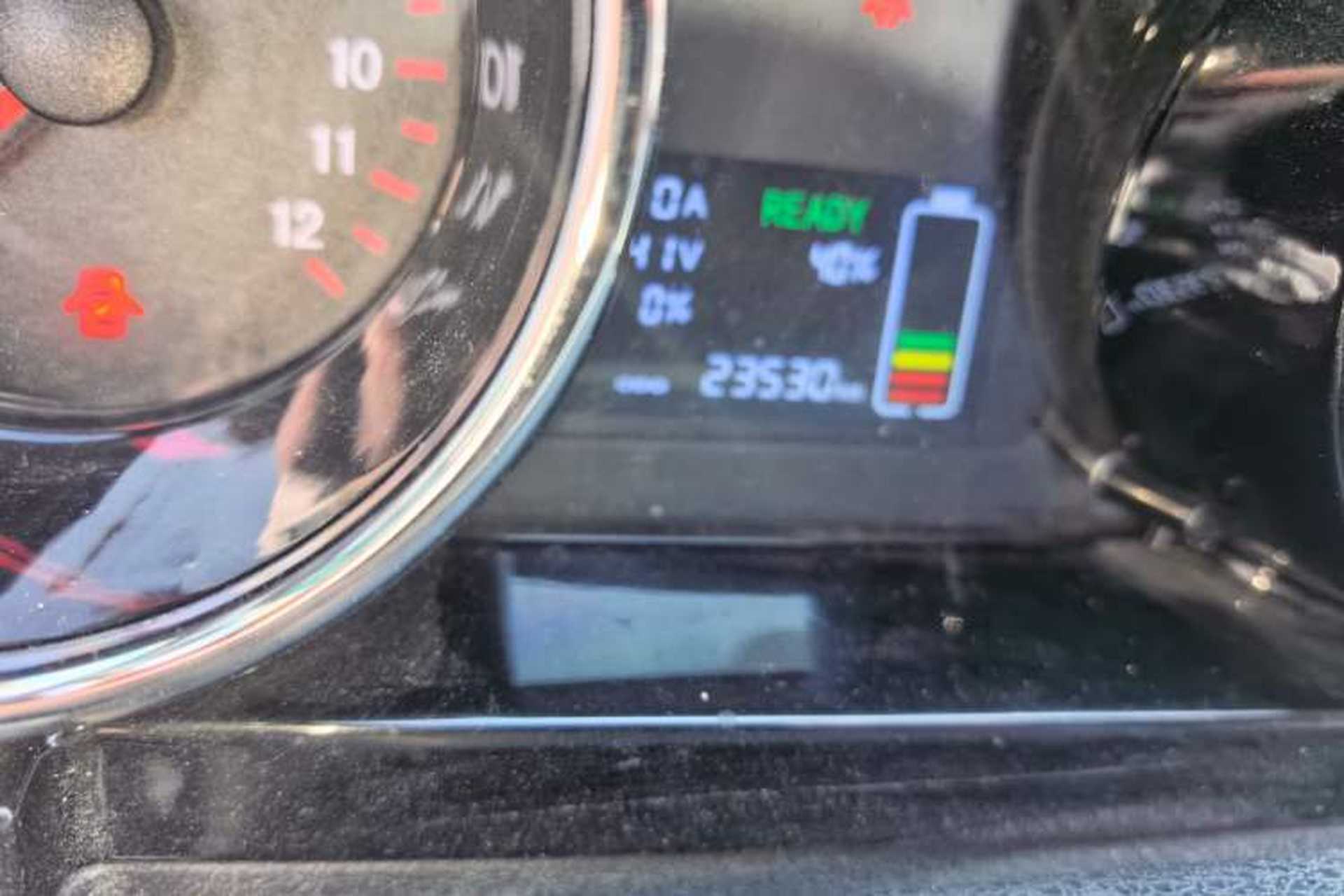 Used Foton Skyworth EV6 2023 Fast and Slow Charging Version Odometer Close Up