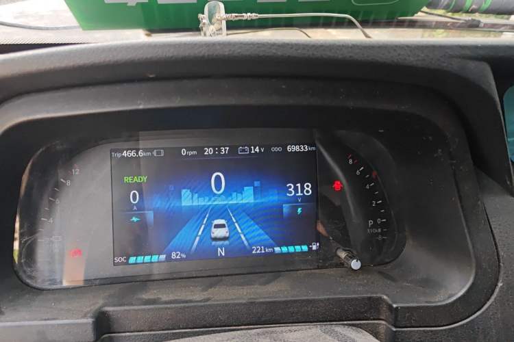 Used Foton Skyworth EV6  Odometer Close Up