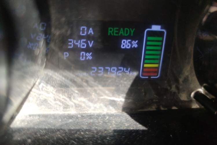 Used Foton Skyworth EV6 2023 Fast and Slow Charging Version Odometer Close Up