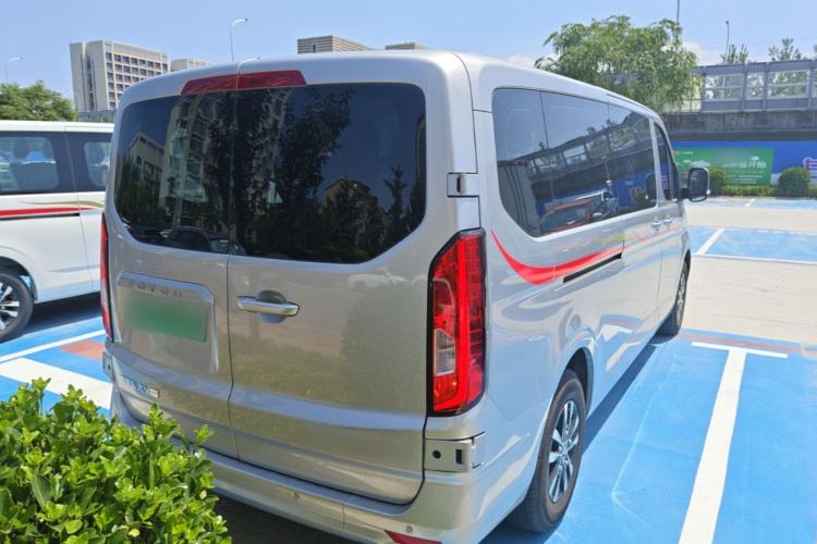 Used Foton Tianyuan V New Energy 2024 Long-wheelbase Low-Roof 7-Seater with CATL 53.58 kWh Battery Rear Right 45 Deg