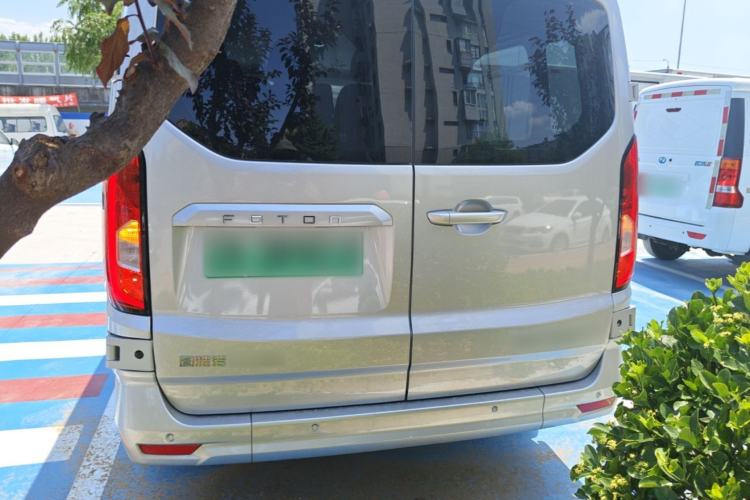 Used Foton Tianyuan V New Energy 2024 Long-wheelbase Low-Roof 7-Seater with CATL 53.58 kWh Battery Rear
