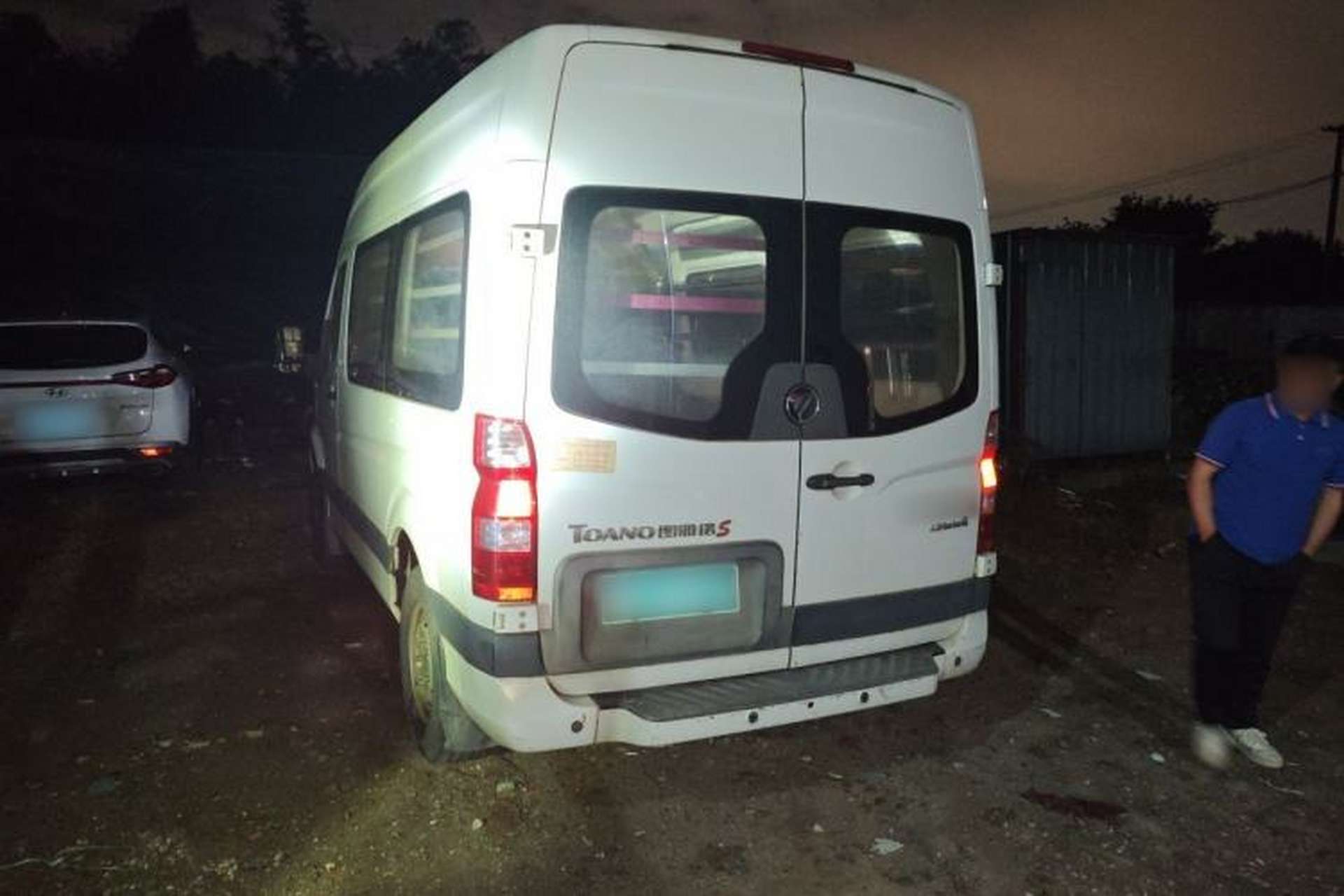 Used Foton Toano 2015 2.8T Commercial Version Short Wheelbase ISF2.8 Rear Left 45 Deg