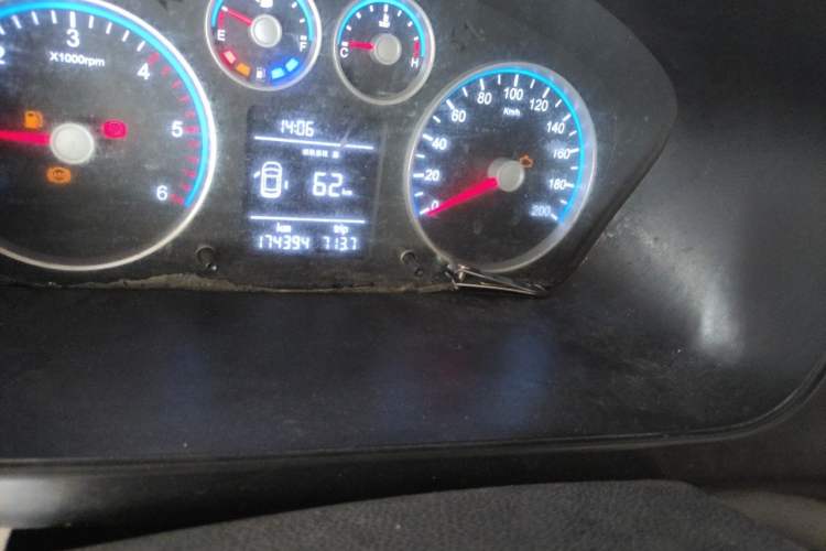 Used Foton Toano  Odometer Close Up
