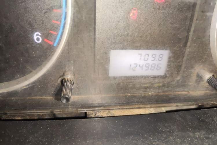 Used Foton Toano 2016 2.8T Commercial Version Short Wheelbase 4J28TC3 Odometer Close Up