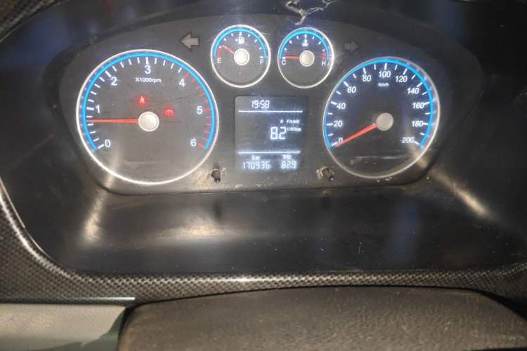 Used Foton Toano  Odometer Close Up