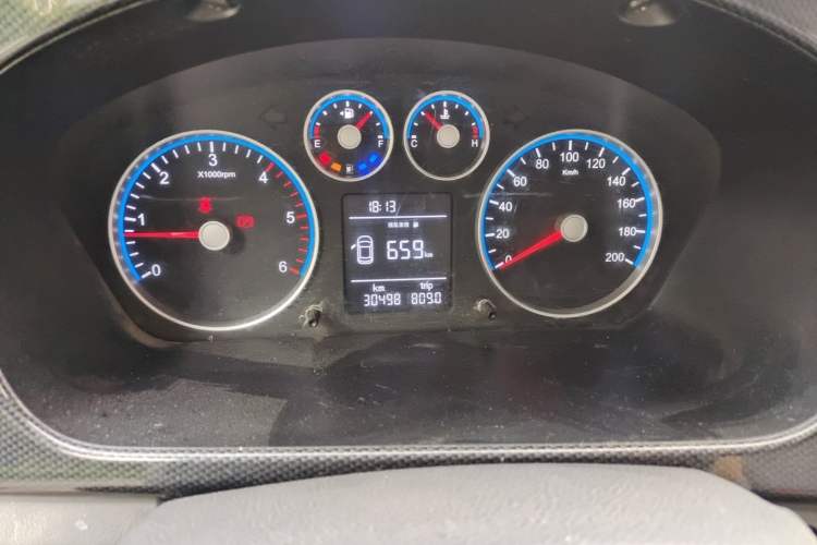 Used Foton Toano  Odometer Close Up