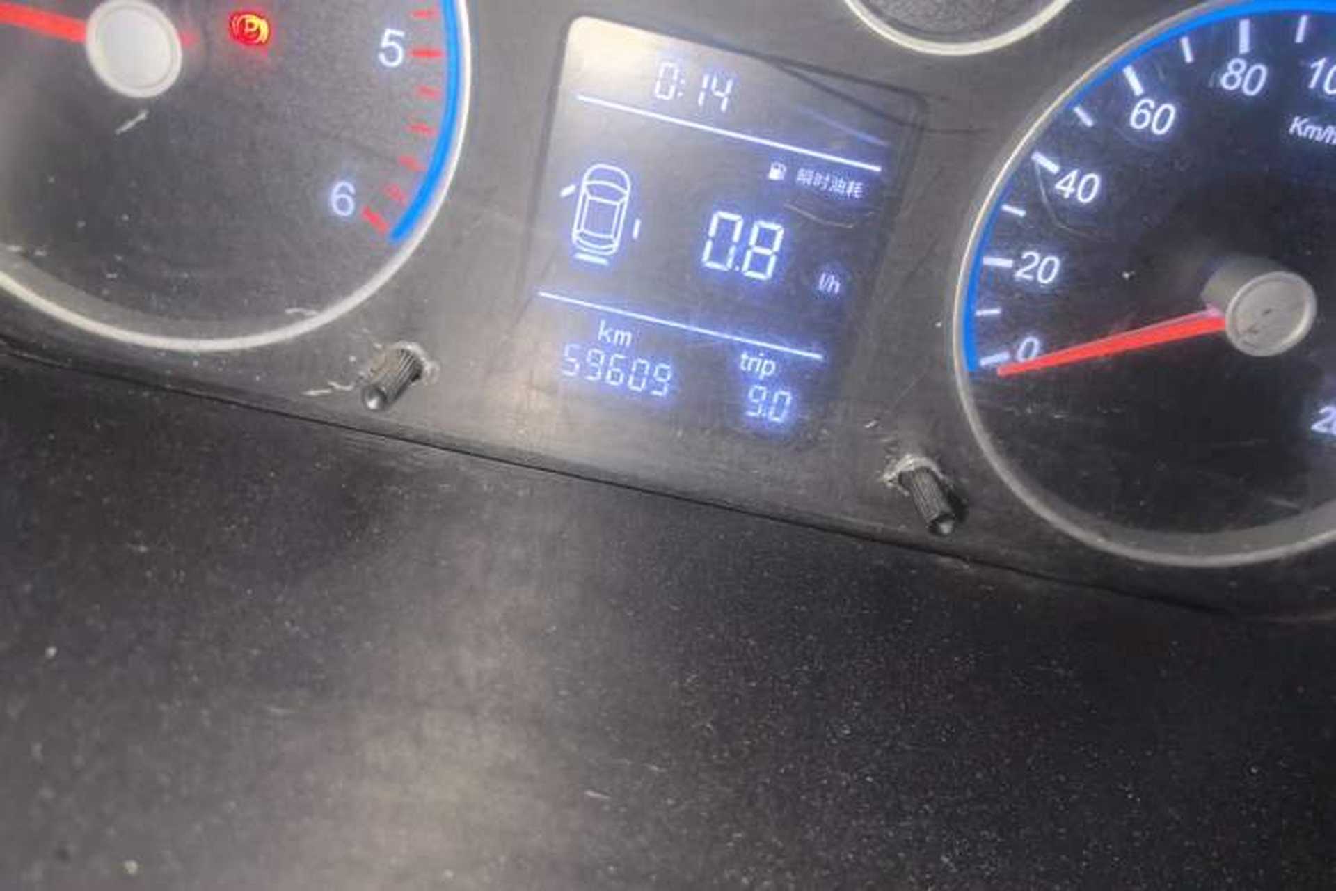 Used Foton Toano 2017 2.8T S Commercial Version Short Wheelbase ISF2.8s5F148 Odometer Close Up